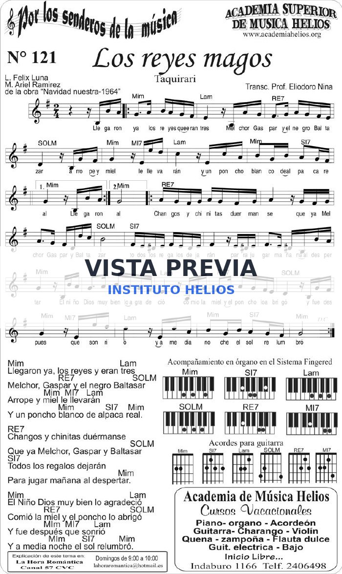 Vista previa de Los reyes magos